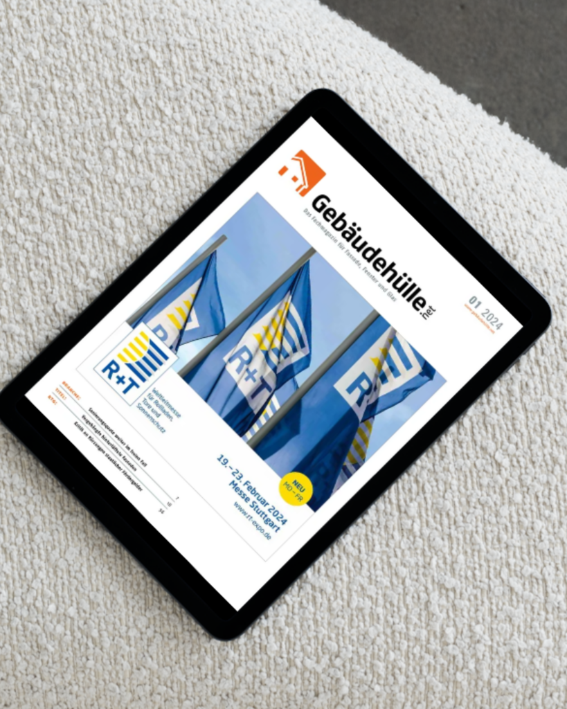 GebÃ¤udehÃ¼lle.net auf Tablet