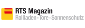 RTS Magazin Rollladen, Tore, Sonnenschutz Logo